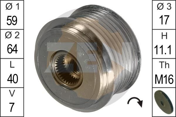 ERA ZN5431 - Puleggia cinghia, Alternatore www.autoricambi360.it