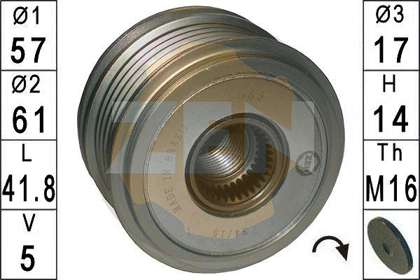 ERA ZN5583 - Puleggia cinghia, Alternatore www.autoricambi360.it