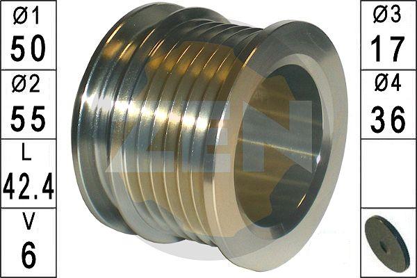 ERA ZN5637 - Puleggia cinghia, Alternatore www.autoricambi360.it