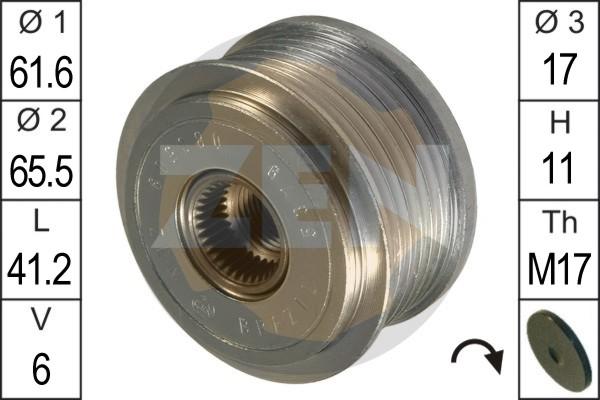 ERA ZN5379 - Puleggia cinghia, Alternatore www.autoricambi360.it