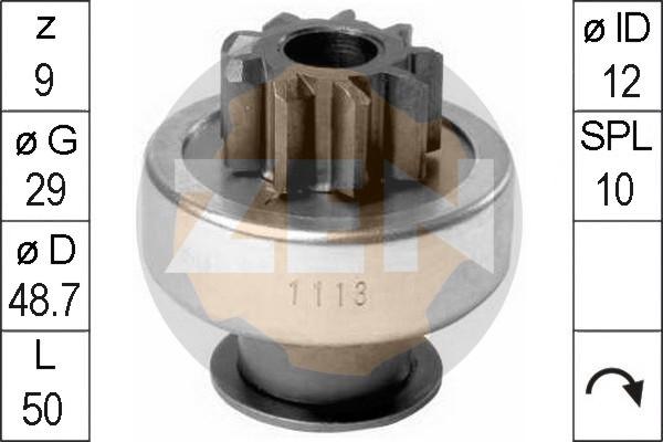 ERA ZN1113 - Pignone, Motorino d'avviamento www.autoricambi360.it
