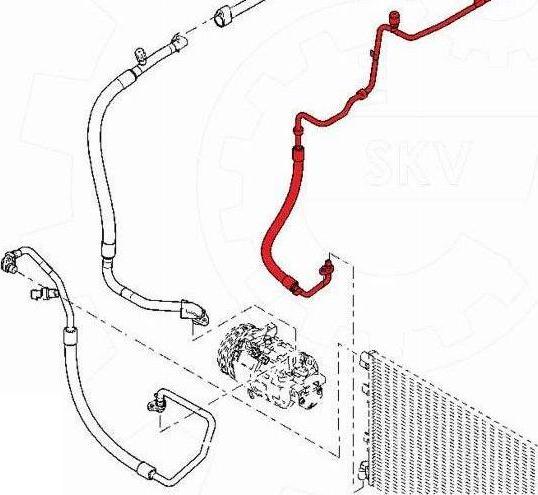 Esen SKV 54SKV669 - Condotto alta pressione, Climatizzatore www.autoricambi360.it