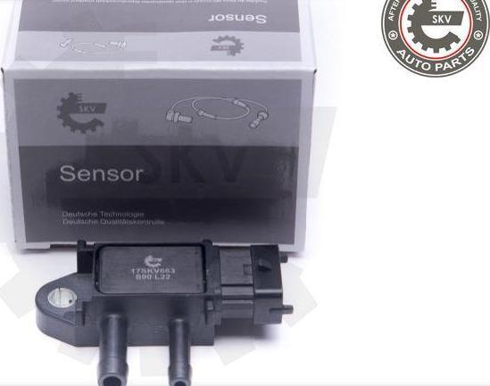 Esen SKV 17SKV663 - Sensore, Pressione gas scarico www.autoricambi360.it