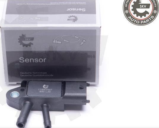 Esen SKV 17SKV667 - Sensore, Pressione gas scarico www.autoricambi360.it