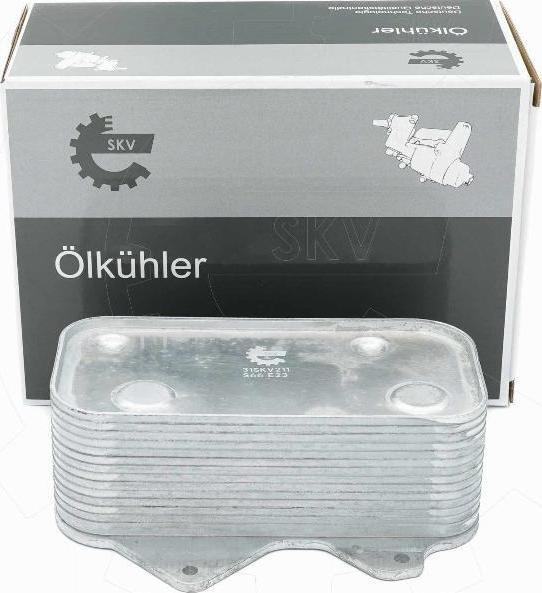 Esen SKV 31SKV211 - Radiatore olio, Olio motore www.autoricambi360.it