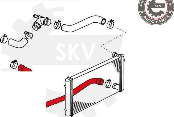 Esen SKV 24SKV317 - Flessibile radiatore www.autoricambi360.it