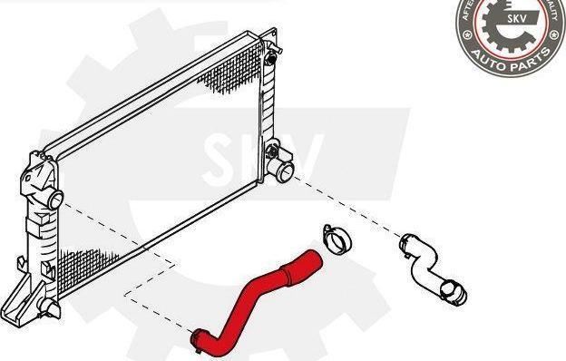 Esen SKV 24SKV334 - Flessibile radiatore www.autoricambi360.it