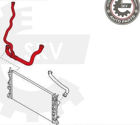 Esen SKV 24SKV335 - Flessibile radiatore www.autoricambi360.it