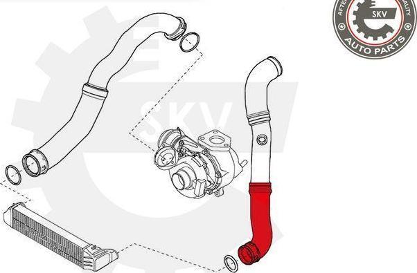Esen SKV 24SKV214 - Flessibile radiatore www.autoricambi360.it