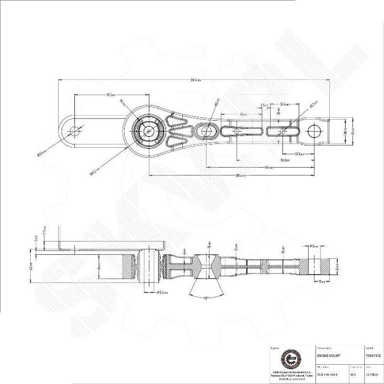 Esen SKV 75SKV162 - Sospensione, Motore www.autoricambi360.it