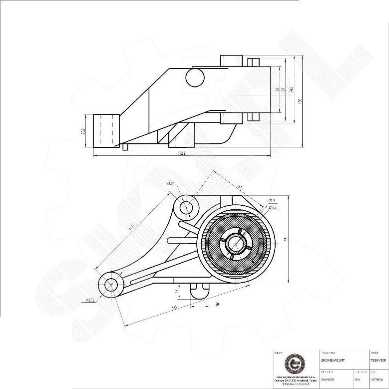 Esen SKV 75SKV108 - Sospensione, Motore www.autoricambi360.it