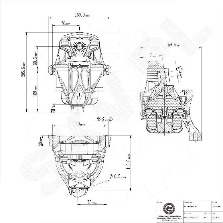 Esen SKV 75SKV185 - Sospensione, Motore www.autoricambi360.it