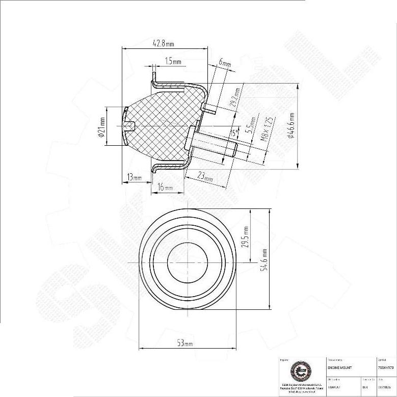 Esen SKV 75SKV173 - Sospensione, Motore www.autoricambi360.it