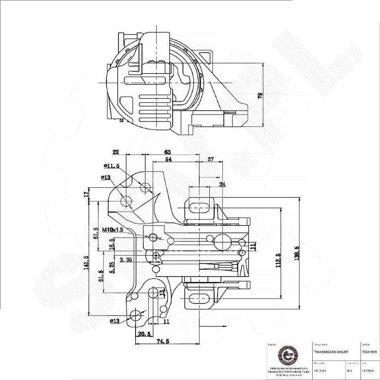 Esen SKV 75SKV809 - Supporto, Cambio automatico www.autoricambi360.it