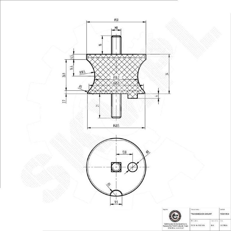 Esen SKV 75SKV804 - Supporto, Cambio automatico www.autoricambi360.it