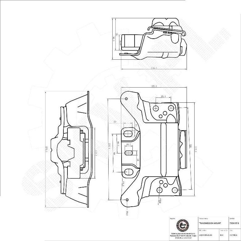 Esen SKV 75SKV816 - Supporto, Cambio automatico www.autoricambi360.it
