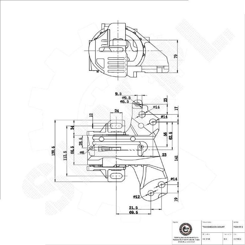 Esen SKV 75SKV812 - Supporto, Cambio automatico www.autoricambi360.it