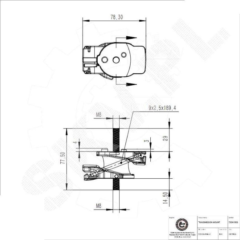 Esen SKV 75SKV835 - Supporto, Cambio www.autoricambi360.it