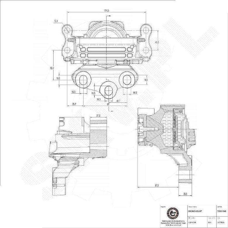 Esen SKV 75SKV340 - Sospensione, Motore www.autoricambi360.it