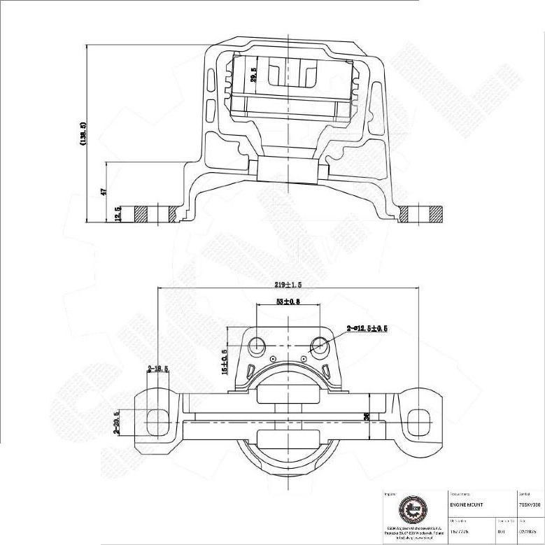 Esen SKV 75SKV330 - Sospensione, Motore www.autoricambi360.it
