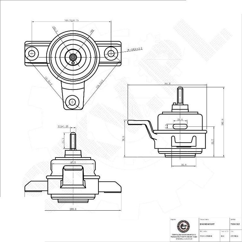 Esen SKV 75SKV321 - Sospensione, Motore www.autoricambi360.it