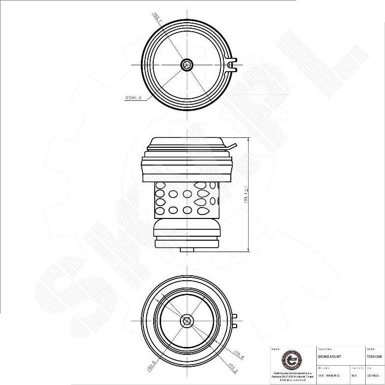 Esen SKV 75SKV240 - Sospensione, Motore www.autoricambi360.it