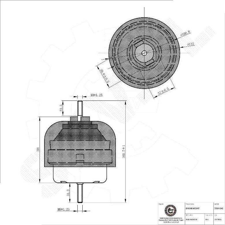 Esen SKV 75SKV242 - Sospensione, Motore www.autoricambi360.it