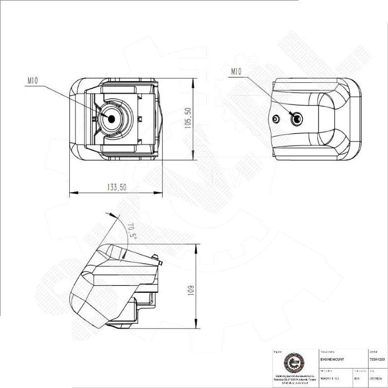 Esen SKV 75SKV283 - Sospensione, Motore www.autoricambi360.it