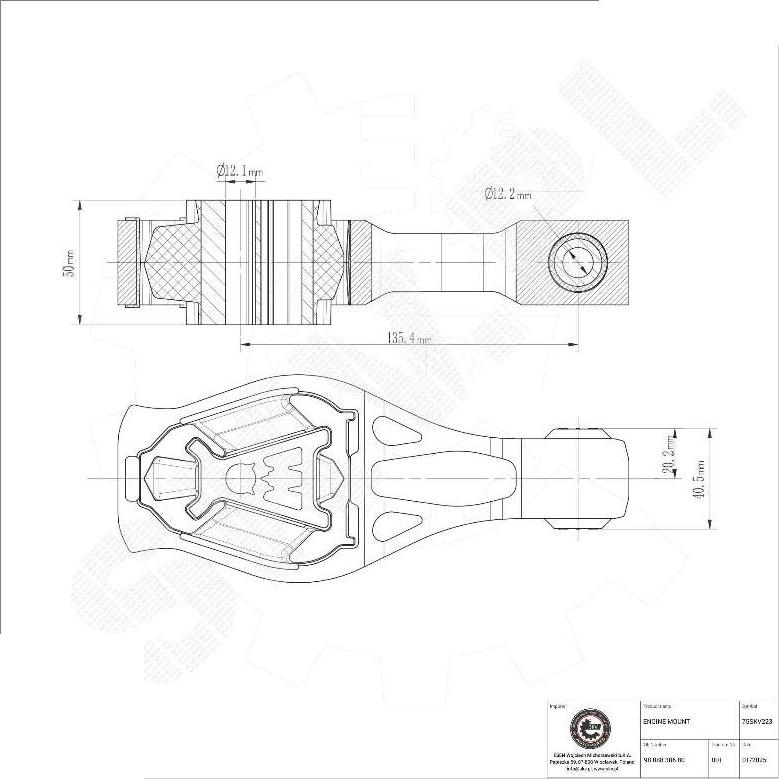 Esen SKV 75SKV223 - Sospensione, Motore www.autoricambi360.it
