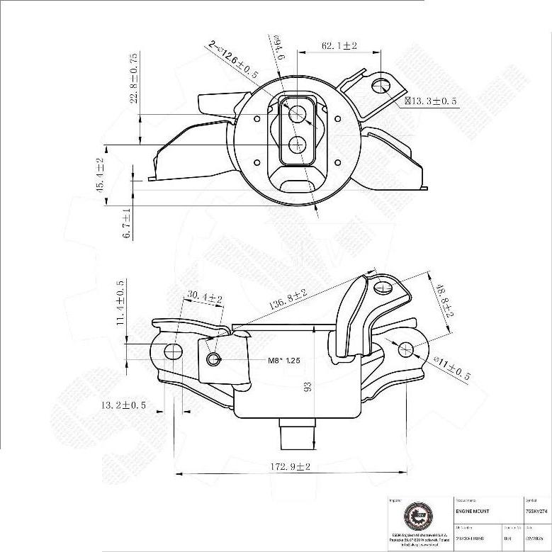 Esen SKV 75SKV274 - Sospensione, Motore www.autoricambi360.it