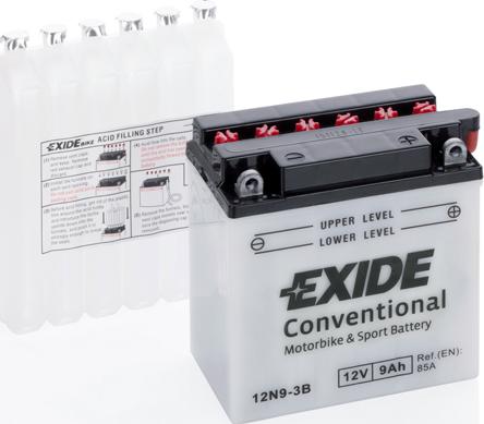 Exide 12N9-3B - Batteria avviamento www.autoricambi360.it