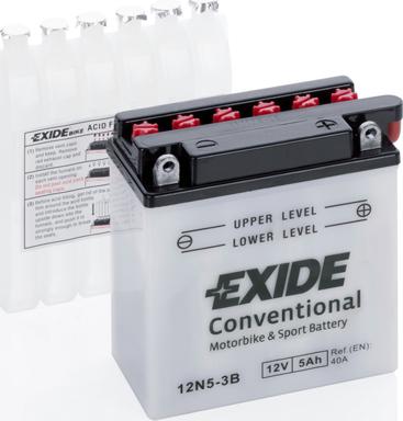 Exide 12N5-3B - Batteria avviamento www.autoricambi360.it