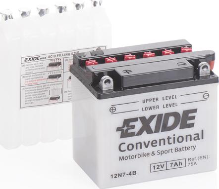 Exide 12N7-4B - Batteria avviamento www.autoricambi360.it
