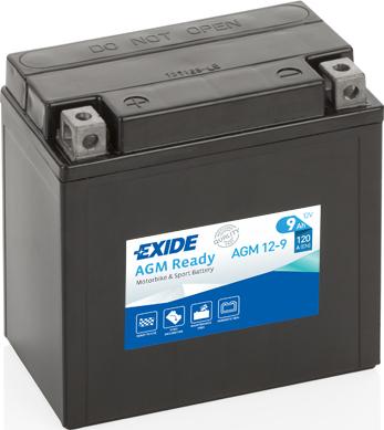 Exide AGM12-9 - Batteria avviamento www.autoricambi360.it