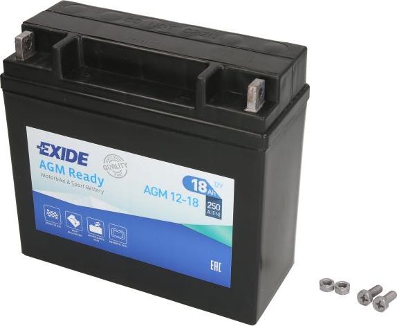 Exide AGM12-18 - Batteria avviamento www.autoricambi360.it