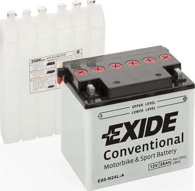 Exide E60-N24L-A - Batteria avviamento www.autoricambi360.it