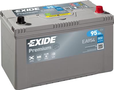 Exide EA954 - Batteria avviamento www.autoricambi360.it