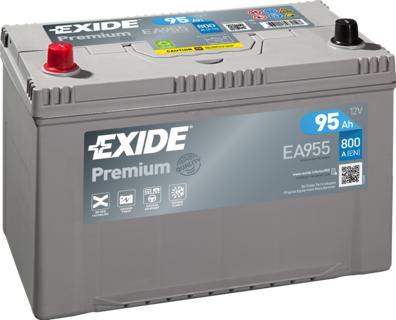 Exide EA955 - Batteria avviamento www.autoricambi360.it
