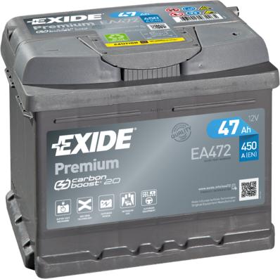 Exide EA472 - Batteria avviamento www.autoricambi360.it