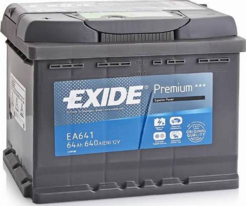 Exide EA641 - Batteria avviamento www.autoricambi360.it