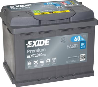 Exide EA601 - Batteria avviamento www.autoricambi360.it