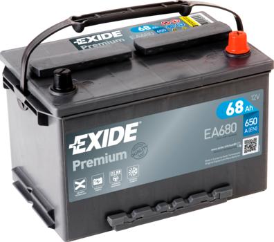 Exide _EA680 - Batteria avviamento www.autoricambi360.it