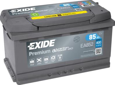 Exide EA852 - Batteria avviamento www.autoricambi360.it