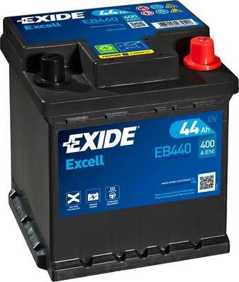Exide EB440 - Batteria avviamento www.autoricambi360.it