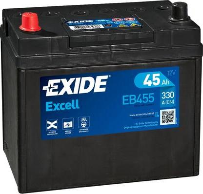 Exide EB455 - Batteria avviamento www.autoricambi360.it