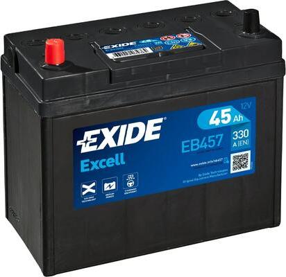Exide EB457 - Batteria avviamento www.autoricambi360.it