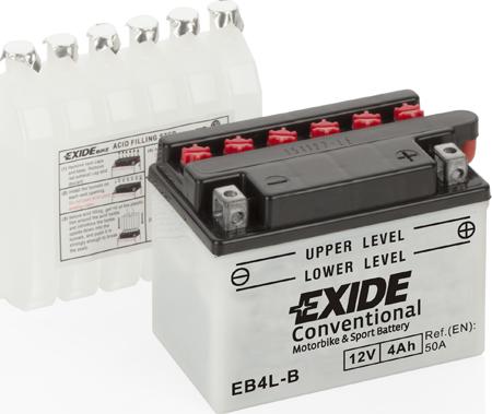 Exide EB4L-B - Batteria avviamento www.autoricambi360.it