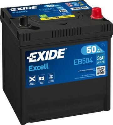 Exide EB504 - Batteria avviamento www.autoricambi360.it