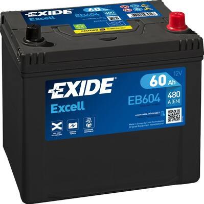 Exide EB604 - Batteria avviamento www.autoricambi360.it