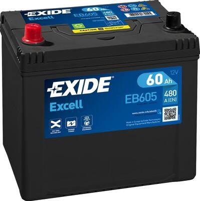 Exide EB605 - Batteria avviamento www.autoricambi360.it